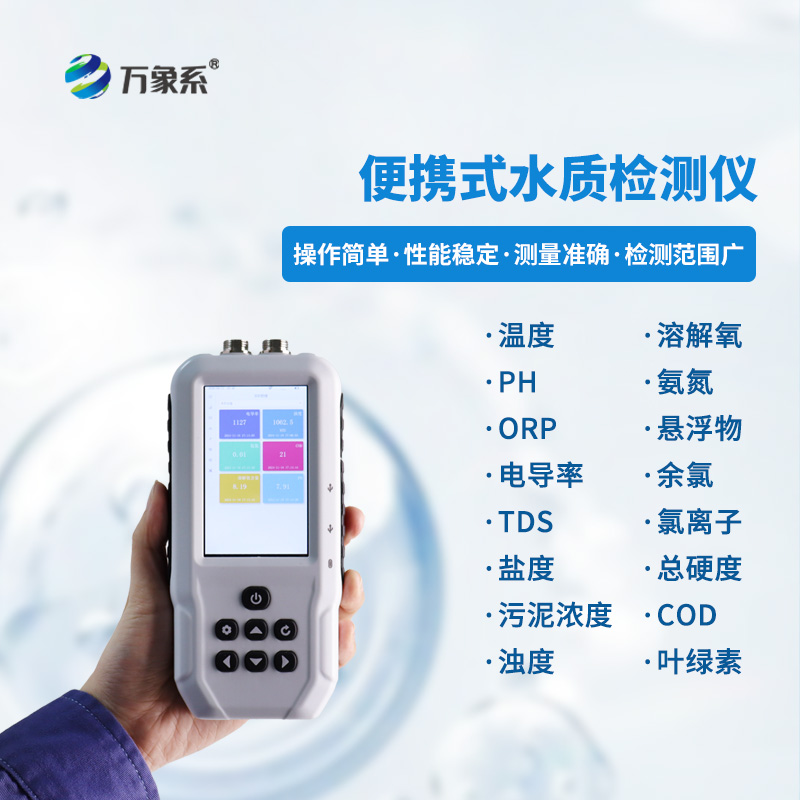 手持多參數(shù)水質(zhì)檢測儀，小巧便攜精度高！